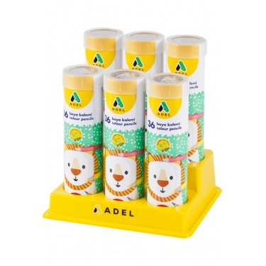 Adel Metal Tüp Boya Kalemi 36 Renk Tam Boy