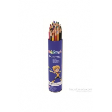 Adeland Alüminyum Tüp Boya Kalemi 24 Renk Tam Boy