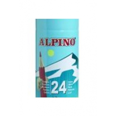 Alpıno Tüp 24 Renk Uzun Kuru Boya Kalemi Al-791