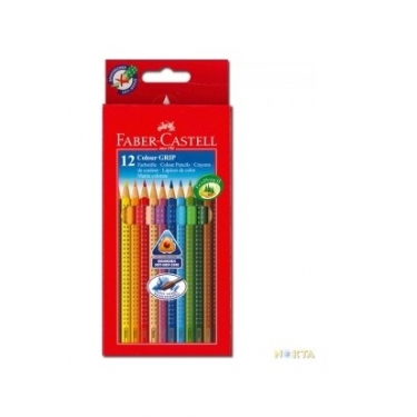 Faber-Castell Grip 2001 Boya Kalemi 12 Renk