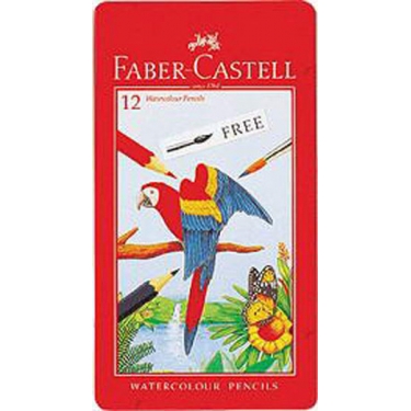 Faber-Castell Karton Kutu Aquarel Boya Kalemi 12 Renk - 5171110622