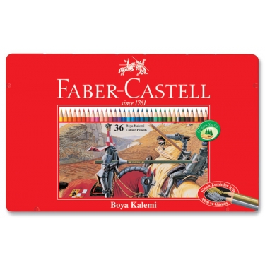 Faber-Castell Metal Kutu Boya Kalemi 36 Renk - 5170115846