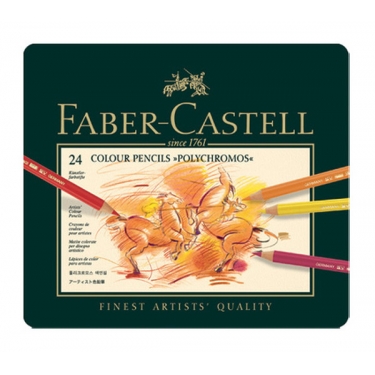 Faber-Castell Polychromos Kuru Boya Kalemi 24 Renk 5188110024