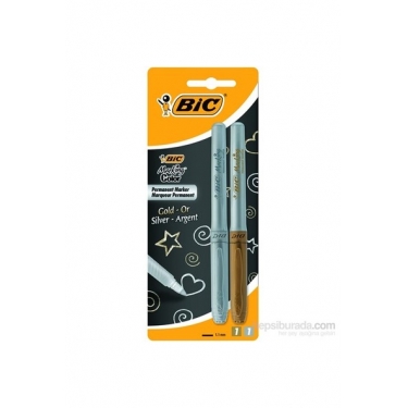 Bic Markıng Kalem Altın-Gümüş 2 Li 900340