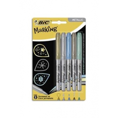 Bic Marking Metallic Permanent Marker No:1 5 Renk