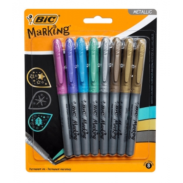 Bic Marking Color 8'Li Blister Metalik Renkler