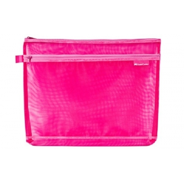 Faber Castell Mesh Dosya A4 Çift Cepli Kalemlik