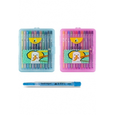 Adel Çevir-Aç Mum Boya TB 12 Renk