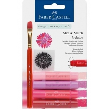 Faber-Castell Gelato Mum Boya Kırmızı Tonları 4 renk