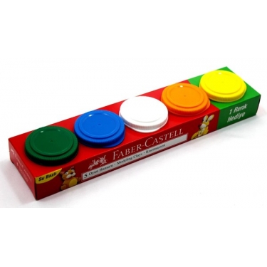 Faber-Castell Oyun Hamuru 5'li 225g