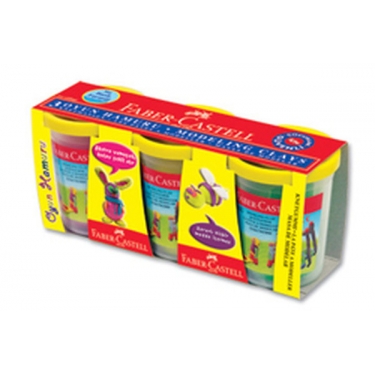 Faber-Castell Su Bazli Oyun Hamuru 3 Renk - 5170120836