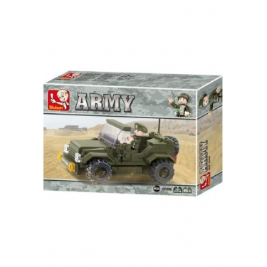 Sluban B0296 Askeri Jip 121 Parça