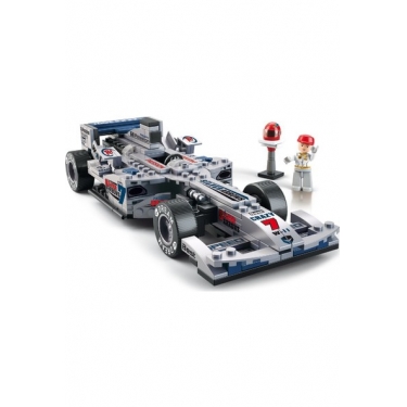Sluban Formula Gümüş Ok Yarış Arabası 257 Parça