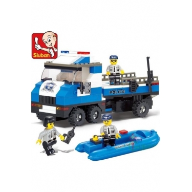 Sluban B0186 Özel Tim Polis Teknesi 202 Parça