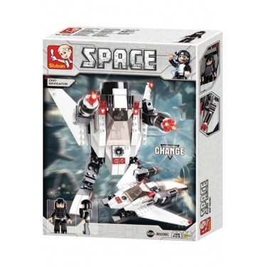 Sluban 6723 Space Z3 3in1 Robot 139 Parça