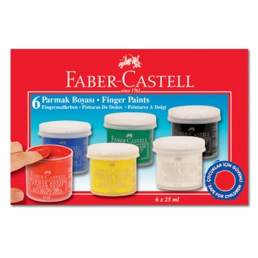 Faber-Castell Parmak Boyası 6 Renk - 5170160402