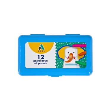 Adel Pastel Boya 12 Renk Mavi