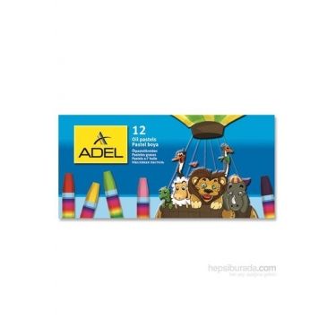 Adel Karton Kutu Pastel Boya 12 Renk (4280837000)