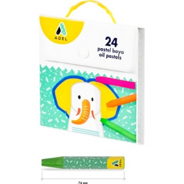 Adel Çantalı Pastel Boya 24 Renk