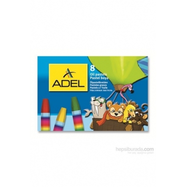 Adel Karton Kutu Pastel Boya 8 Renk (4280817000)