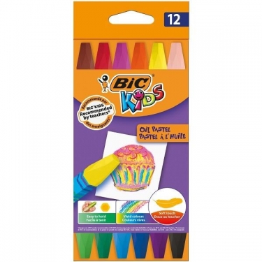 Bic Yağlı Pastel Boya 12'li Kutu (926446)