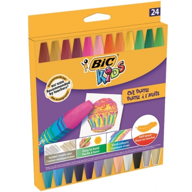 Bic Yağlı Pastel 24Lü