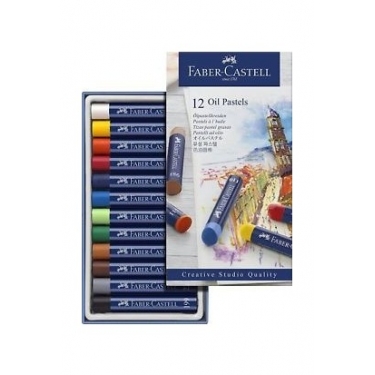 Faber-Castell Goldfaber Yağlı Pastel 12 Renk