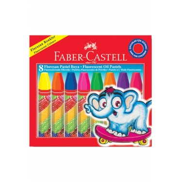Faber Castell Pastel Boya 8 Renk Fosforlu