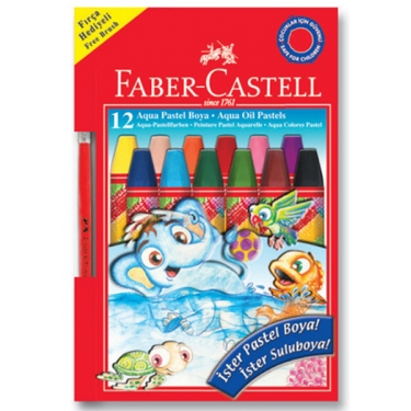 Faber-Castell Aqua Pastel Boya, 12 Renk - 5281125400