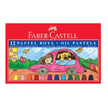 Faber-Castell Karton Kutu Pastel Boya, 12 Renk - 5282125312
