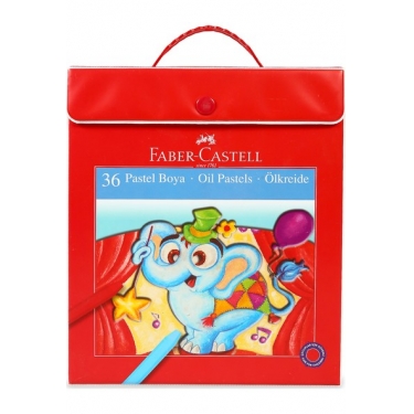 Faber-Castell Plastik Çantalı Tutuculu Pastel Boya 36 Renk