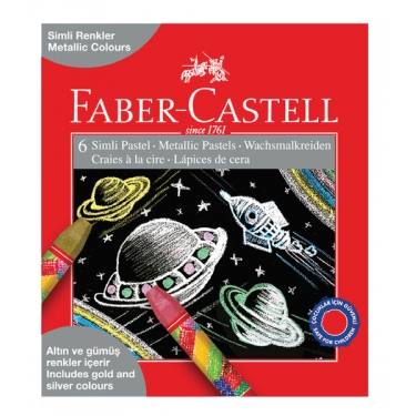 Faber-Castell Simli Pastel Boya, 6 Renk - 5281125406