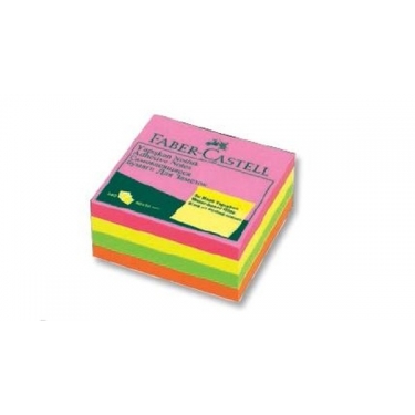Faber-Castell Yapiskan Notluk Mini Küp 50x50 mm Karisik