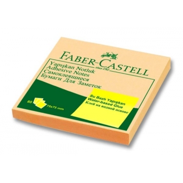 Faber-Castell Yapışkan Notluk Harmony 75x75mm, Krem