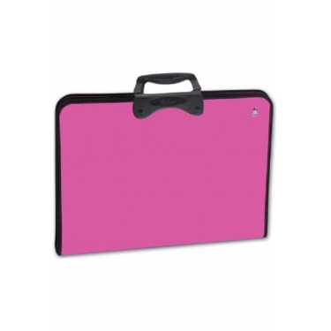 Abka Art College 37x54 cm Pembe Proje Resim Çantası 35x50