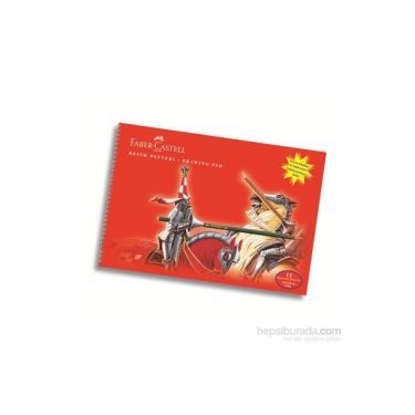 Faber-Castell Karton Kapak Resim Defteri 35x50 cm 15 Yaprak (5075400035)