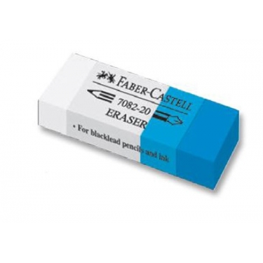 Faber-Castell 7082/20 Mavi-Beyaz Silgi 5130188220