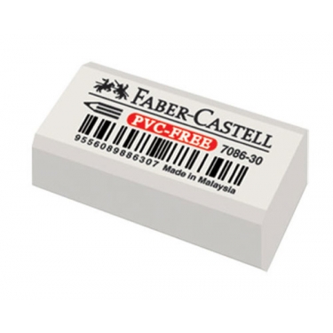 Faber-Castell Plastik Silgi 7086/30(Beyaz)  5500188630