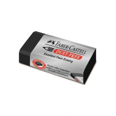 Faber-Castell Dust-Free Siyah Silgi 24Lü