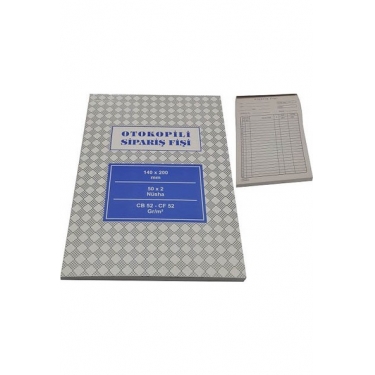 Altınyıldız Sipariş Fişi A5 Otokopili