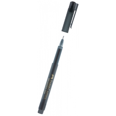 Faber-Castell Broadpen Gri Keçeli Kalem - 5020155435