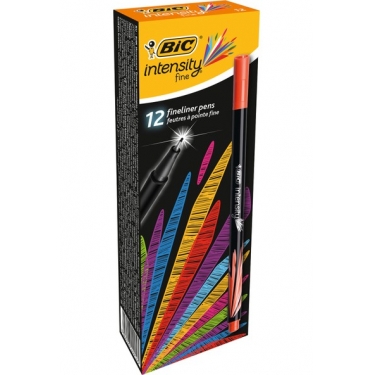 Bic Intensity Fine Liner Keçe Uçlu Kalem Turuncu 12'Li Kutu