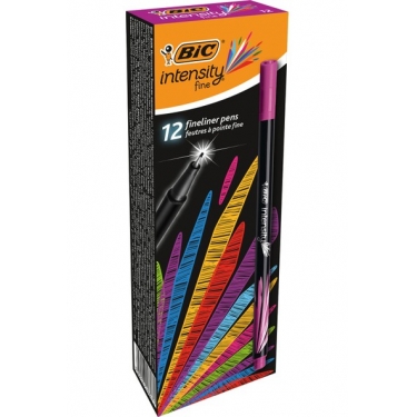 Bic Intensity Fine Liner Keçe Uçlu Kalem Vişne 12'Li Kutu