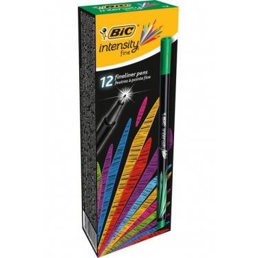 Bic Intensity Fine Liner Keçe Uçlu Kalem Yeşil 12'Li Kutu