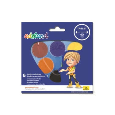 Adeland Jumbo Suluboya 6 Renk (40mm)