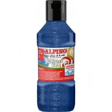 Alpıno 250 Ml Sulu Boya Simli Mavi