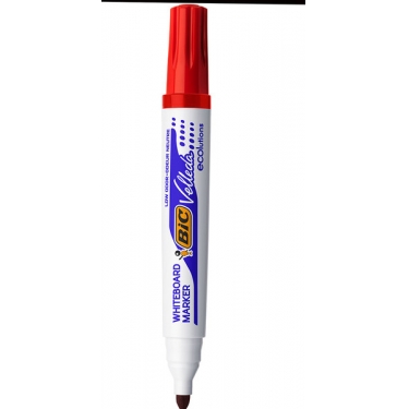 Bic Velleda Eco Yuvarlak Uç  Kırmızı