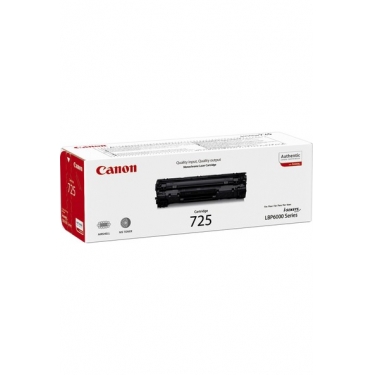 Canon CRG-725BK 1600 Sayfa Kapasiteli Siyah Toner