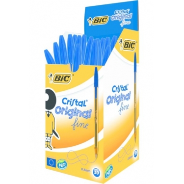 Bic Cristal Fıne Tükenmez Kalem 50'Li Kutu