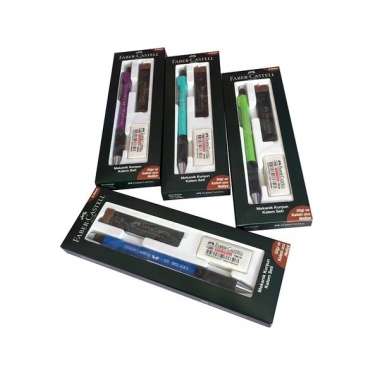 Faber Castell Mekanik Kurşun Kalem (Versatil) Seti 0.5 mm Kalem